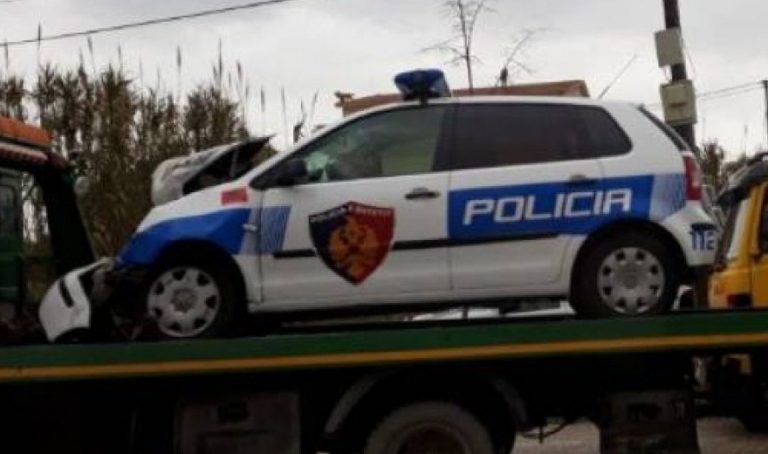Aksidentohen dy policë, po ndiqnin një automjet ku ndodhej një i kërkuar