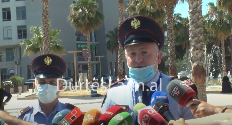 Drejtori i Policisë Durrës inspektime në terren, thirrje qytetarëve: Respektoni protokollet e sigurisë (VIDEO)