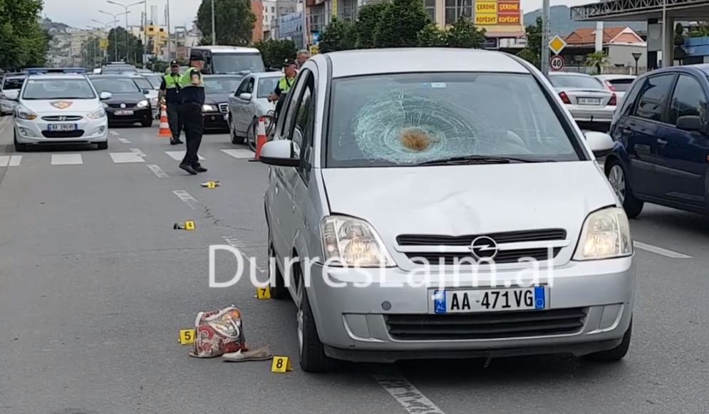Makina aksidenton këmbësoren në afërsi të Urës së Dajlanit (VIDEO)
