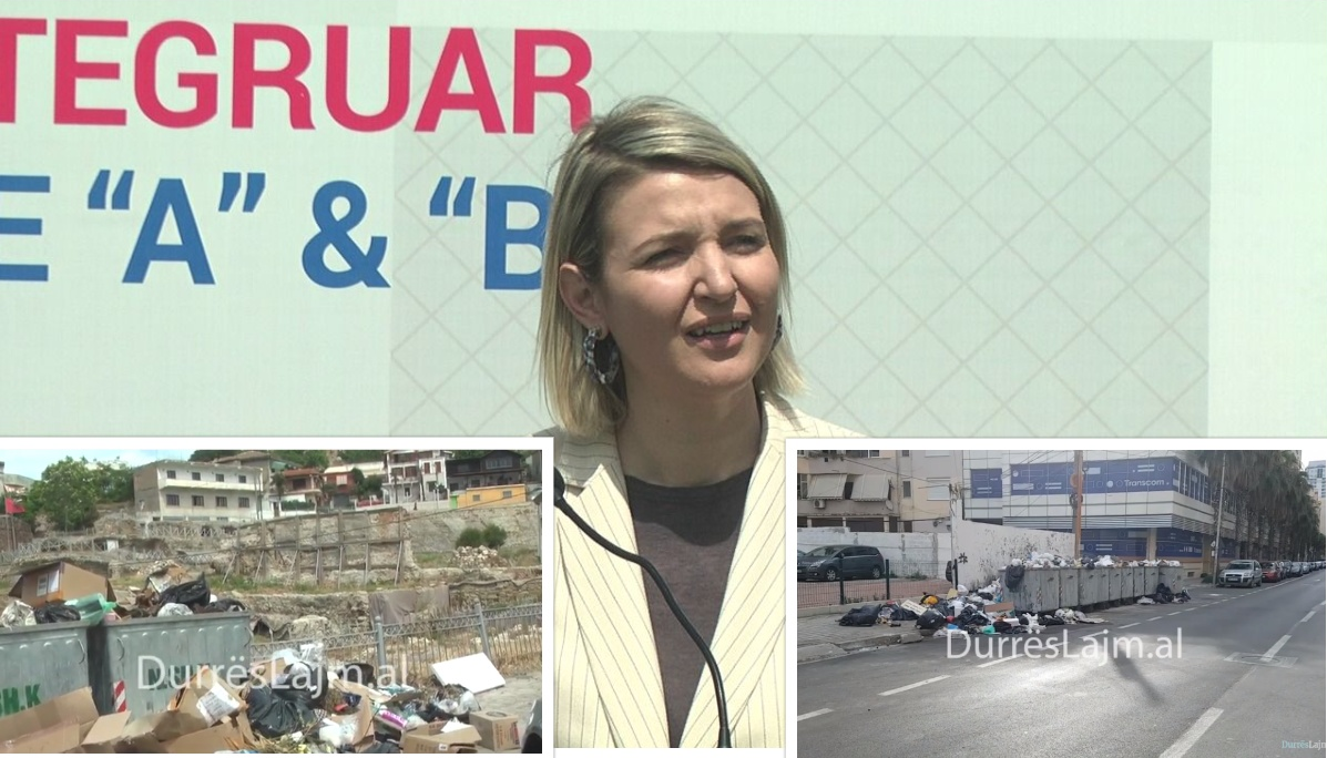 Pirgjet me plehra në Parkun Arkeologjik të Durrësit, ministrja Margariti ia lë “topin” qytetarëve (VIDEO)