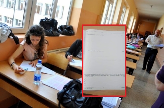 Ende pa mbaruar provimi, doli teza e matematikës