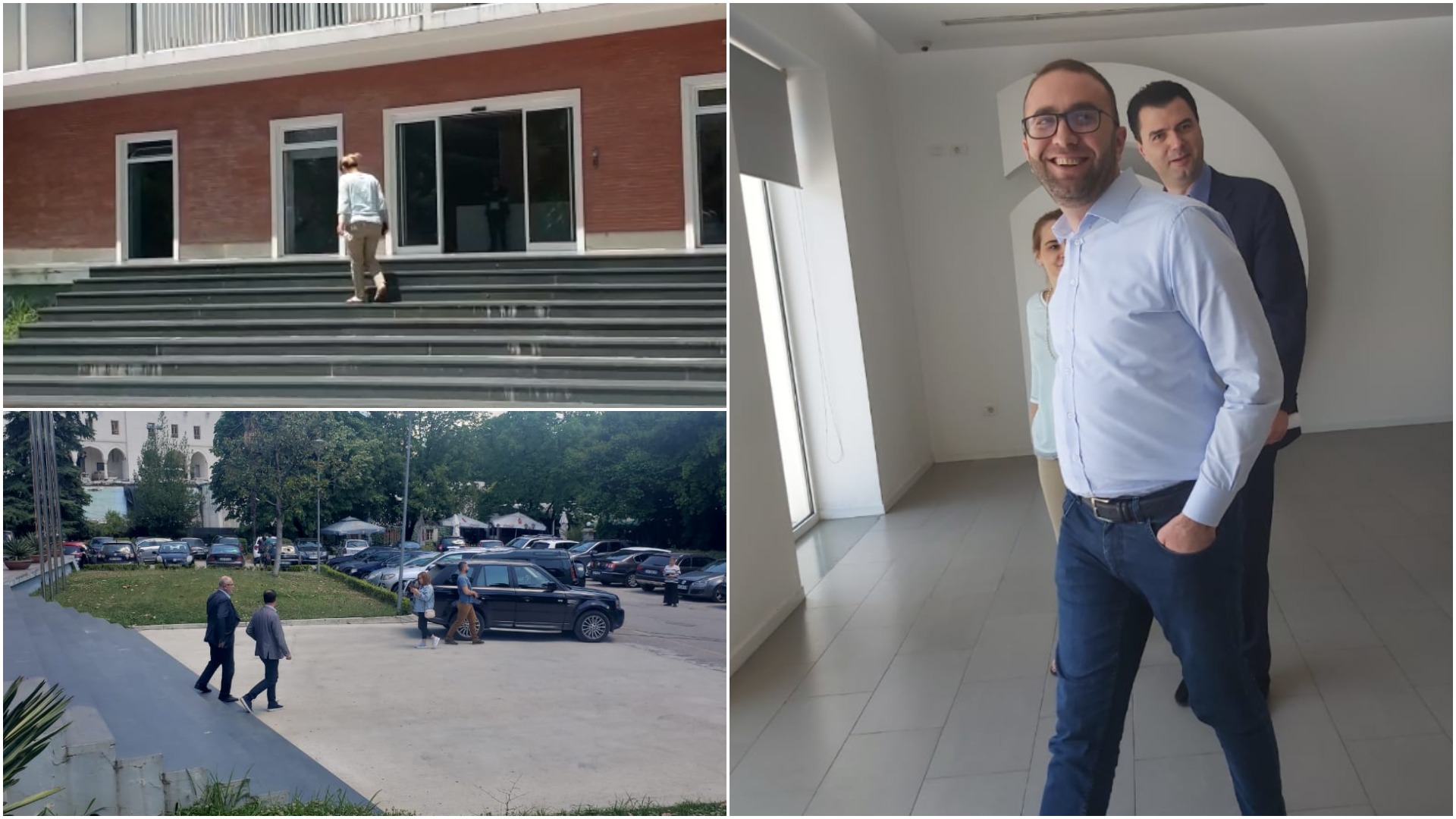 Negociatat për “Zgjedhoren”/ Kryemadhi me këmbë të lënduar shkon në takim me Bashën, ekspertët e opozitës rikthen në rezidencën e Yuri Kim