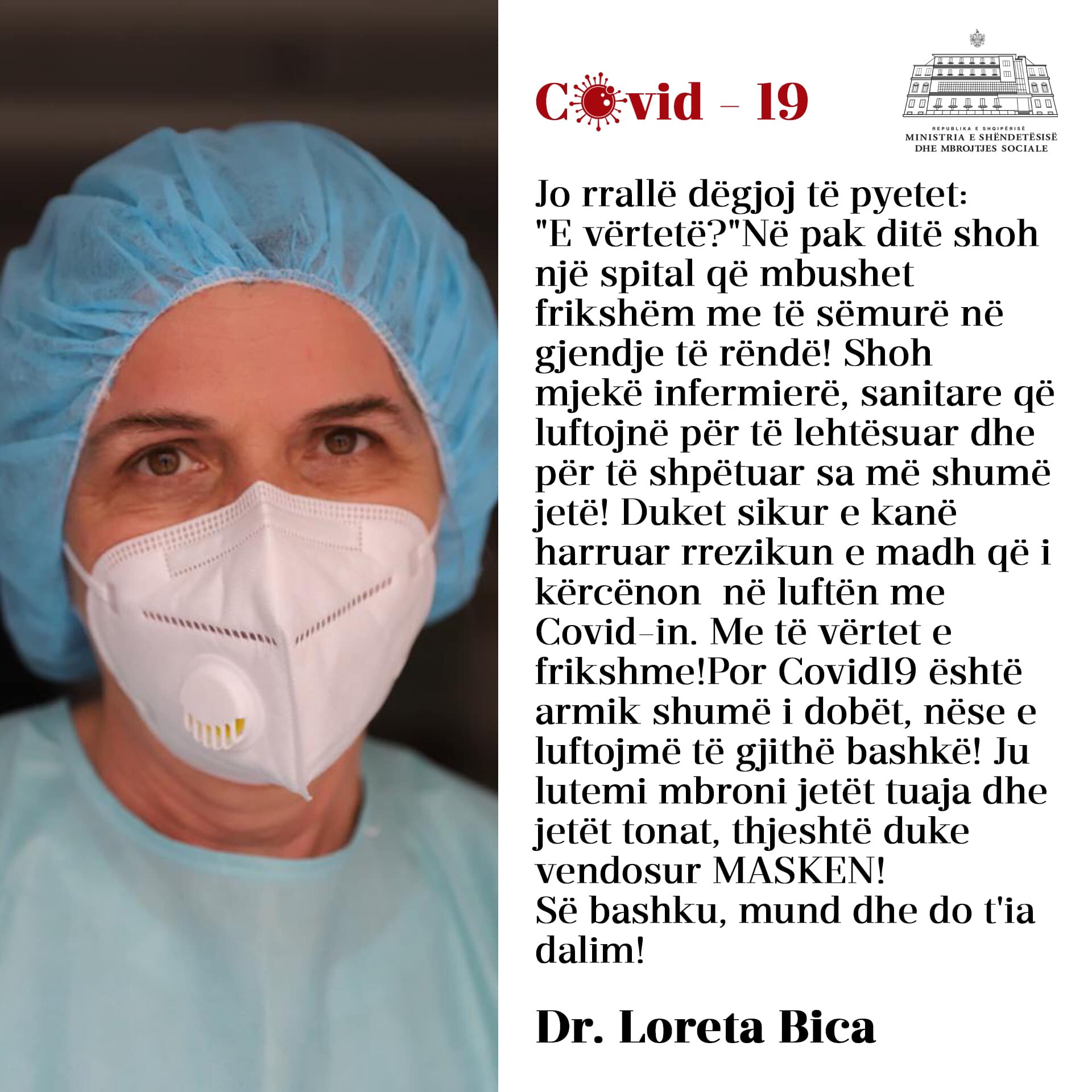 Mjekja apel qytetarëve: Vendosni maskat, spitali po mbushet me të sëmurë