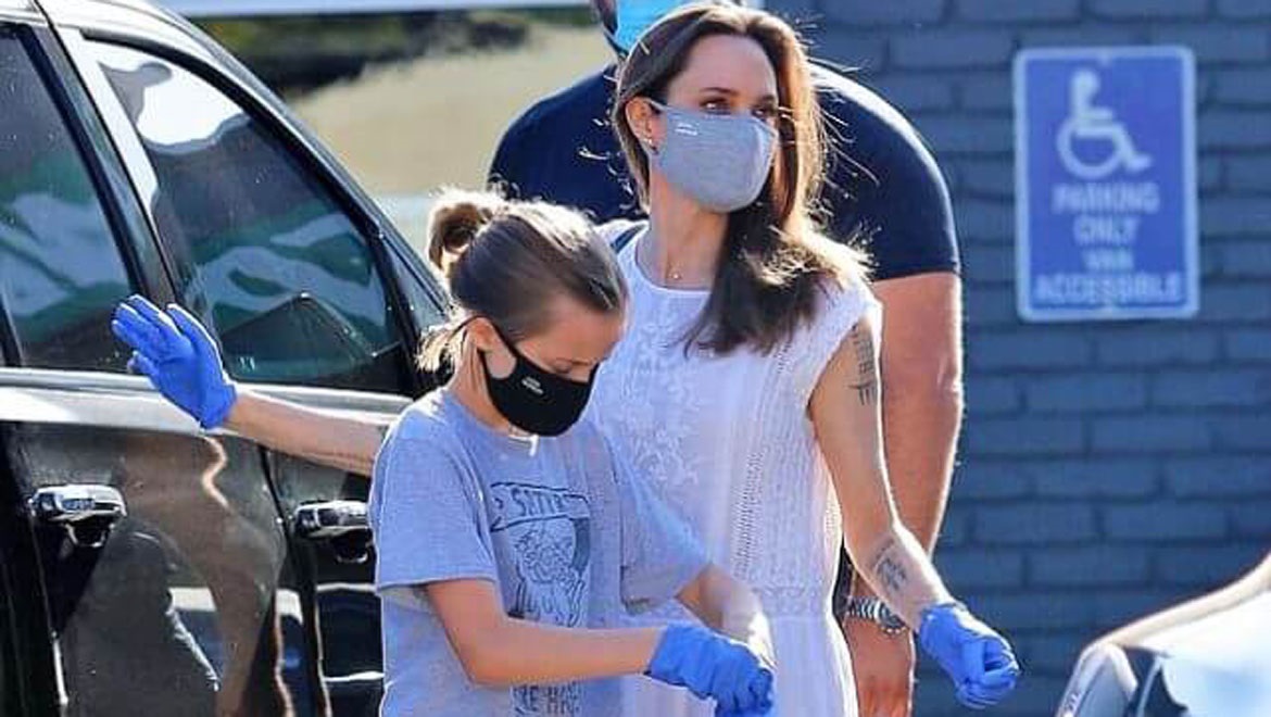 Angelina Jolie dhe vajza e saj të “frikësuara” nga koronavirusi