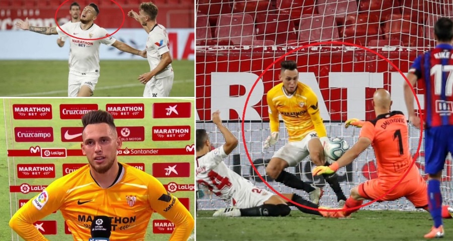 Ocampos heroi i Sevilla, shënon golin e fitores dhe shkëlqen si portier!