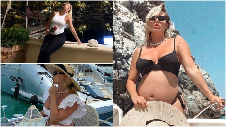 Në muajin e 9-të të shtatzënisë, Olta Gixhari mbetet shumë aktive