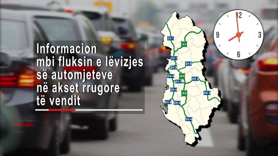 Të gjithë në plazh, trafik i rënduar nga zonat bregdetare drejt Tiranës