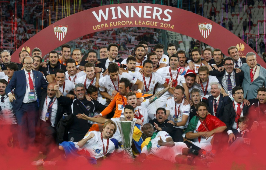 Spanjollët në festë, Sevilla kampione e Europa League