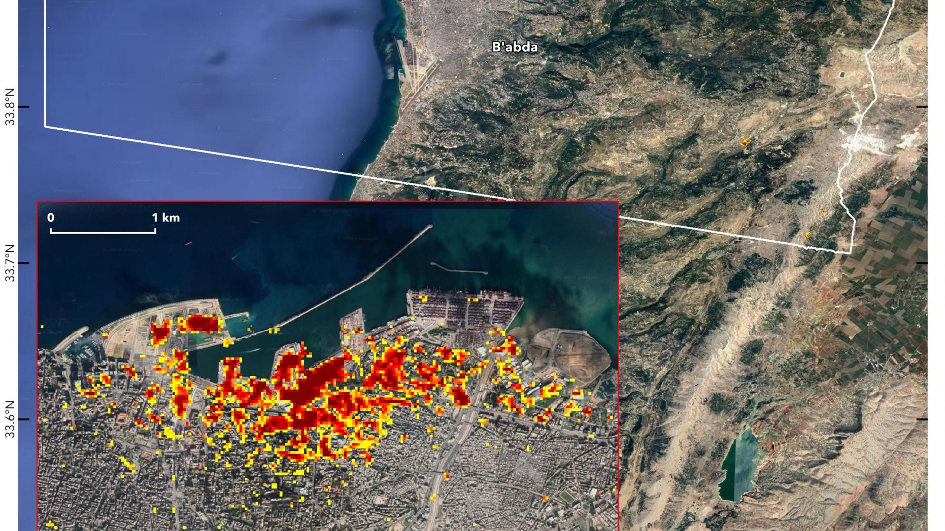 NASA publikon fotot e shkatërrimit në Bejrut