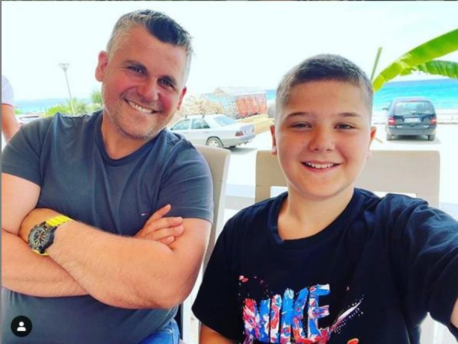 Gentian Zenelaj surprizohet nga djali i tij (FOTO)