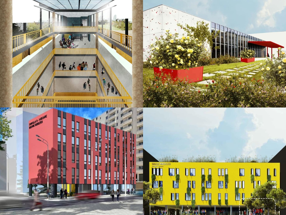 PROJEKTET/ Kështu do të duken dy shkollat në qendër të Durrësit pas rindërtimit (FOTO & VIDEO)