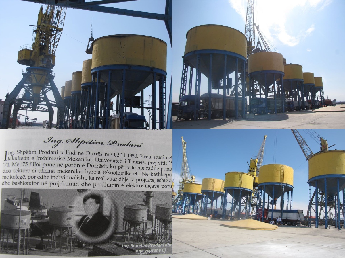 “Sikur të funksiononte e drejta e patentës…” Sillosët në portin e Durrësit të ndërtuar nga ing. Shpëtim Prodani ende në punë