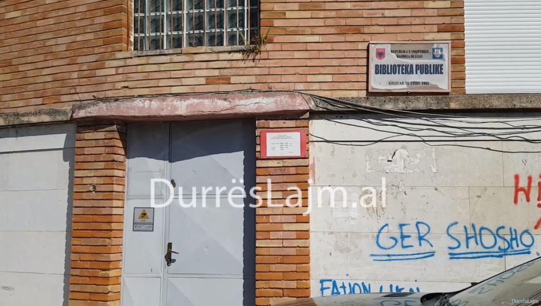 Mbyllet biblioteka e Durrësit, një punonjëse pozitive me Covid-19