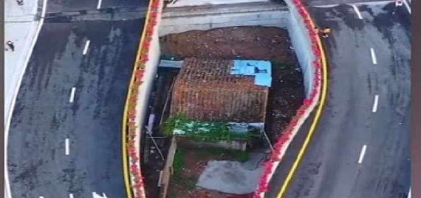 Gruaja kineze nuk e shet pronën, shteti ia ndërton autostradën rreth shtëpisë