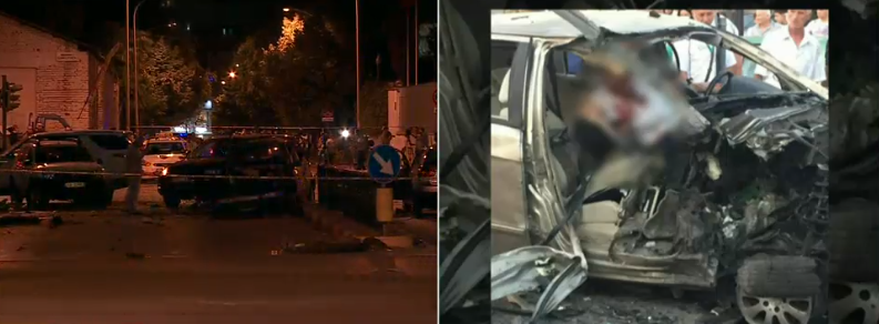 Detaje nga shpërthimi i fuqishëm, drejtuesi i mjetit i mbuluar me gjak (FOTO)