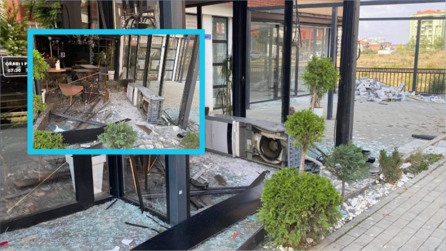 Momenti i vendosjes së eksplozivit në lokal, i riu largohet me vrap me makinë (VIDEO)