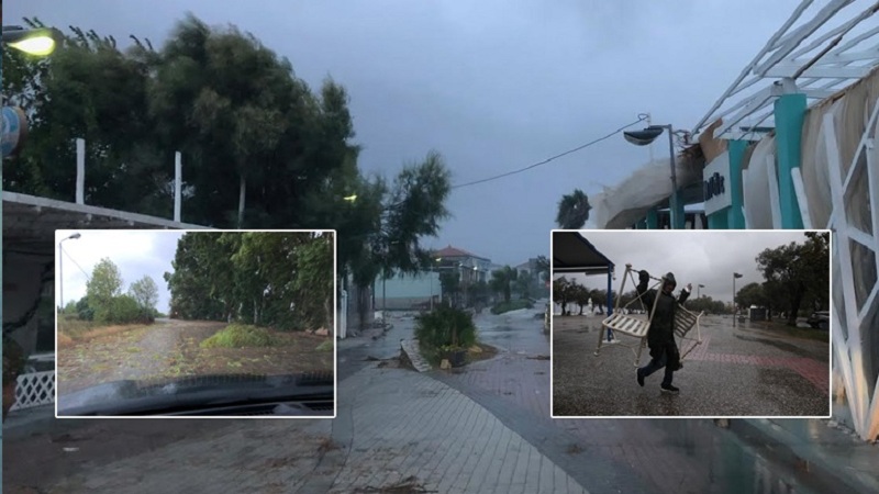 Përmbytje dhe shkatërrime, cikloni godet Greqinë