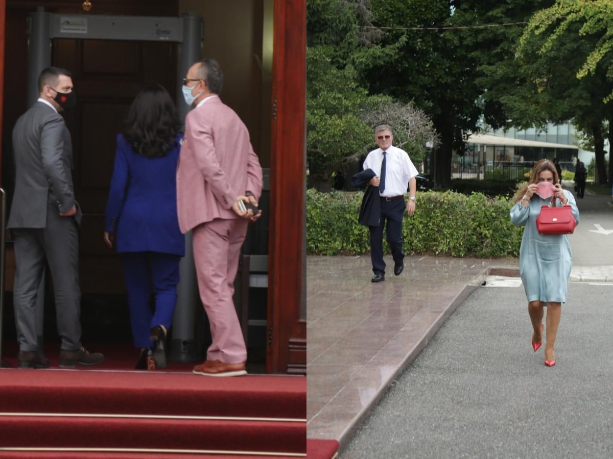 Sesioni i ri parlamentar/ Si u veshën deputetët e Durrësit, Hyseni kombinon maskën me çantën (FOTO)