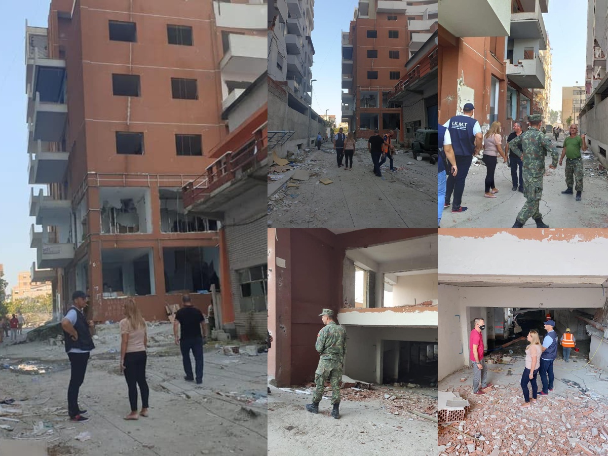 88 kg tritol pallatit 13 katësh në Durrës. Para se të ndodhte shpërthimi, sheshi para pallatit si zonë lufte (FOTO)