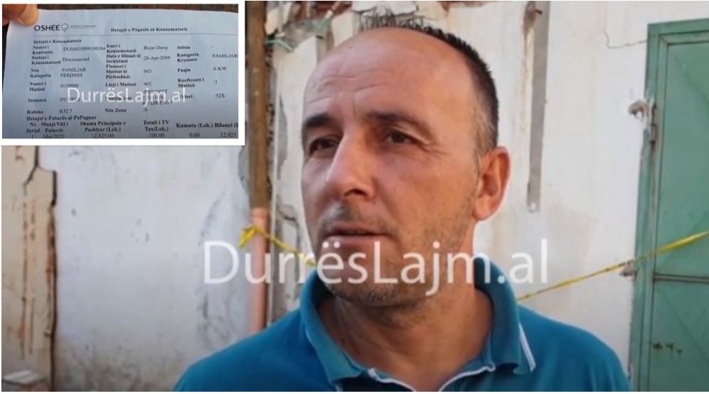 Qytetari nga Durrësi ankohet për mbifaturimet e OSHEE-së: 3 muaj që më thonë të pres (VIDEO)