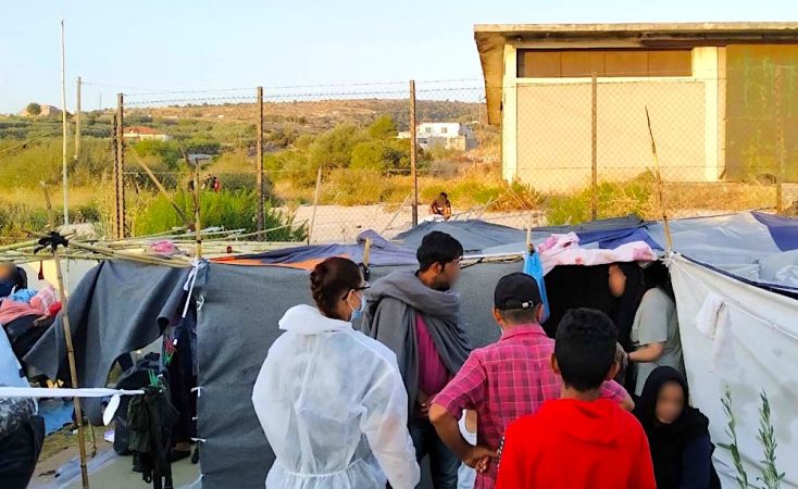 Qindra emigrantë në Greqi infektohen me koronavirus