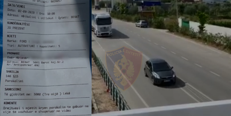 Më shumë se 1 mijë gjoba në 24 orë, policia heq 35 patenta