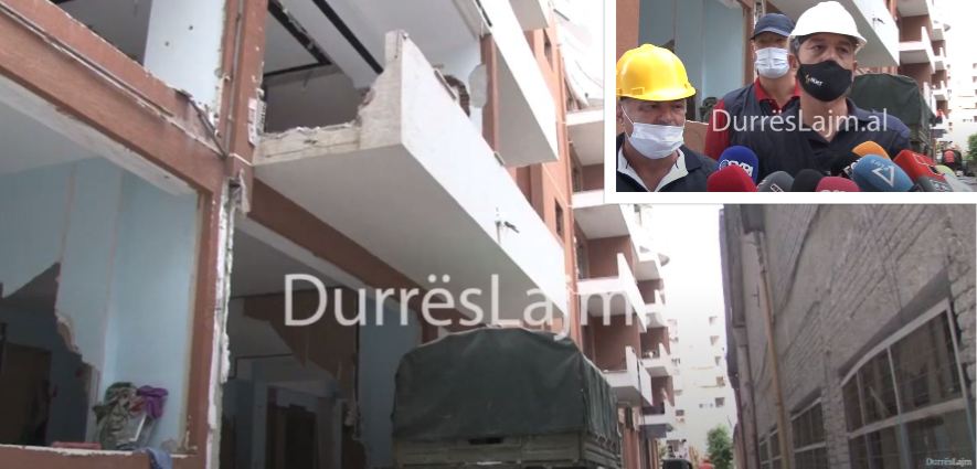 Të dielën shembet pallati i Kastratit në Durrës, drejtuesit e IKMT-së tregojnë vështirësitë e operacionit (VIDEO)