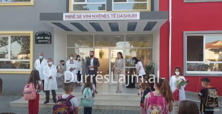 Kryebashkiakja e Durrësit përuron shkollën e re: Një vit që paraqet shumë sfida! (VIDEO)