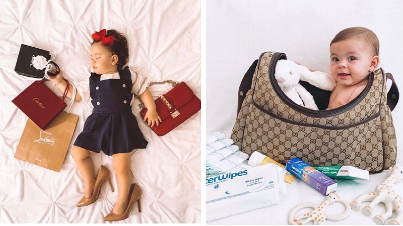 Gardërobë me vlerë 5.000 paund, vogëlushja shqiptare tërheq vëmendjen e medieve të huaja