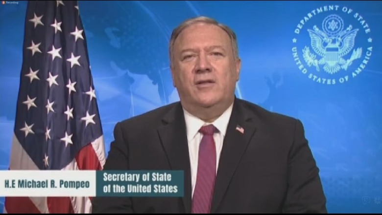 Antisemitizmi, Pompeo: Zoti e bekoftë Shqipërinë