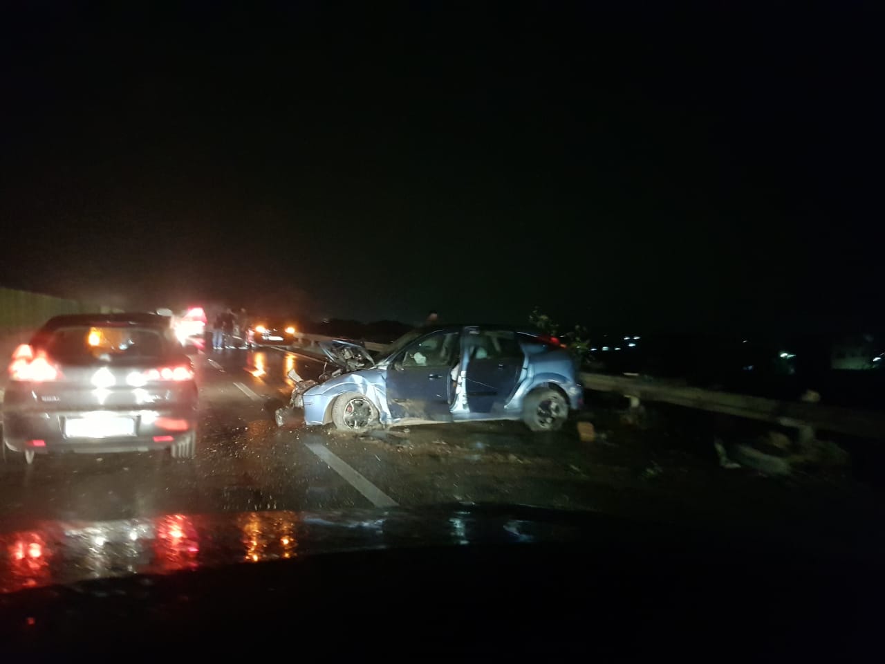 Aksident i rëndë tek kthesa e Shijakut (FOTO)