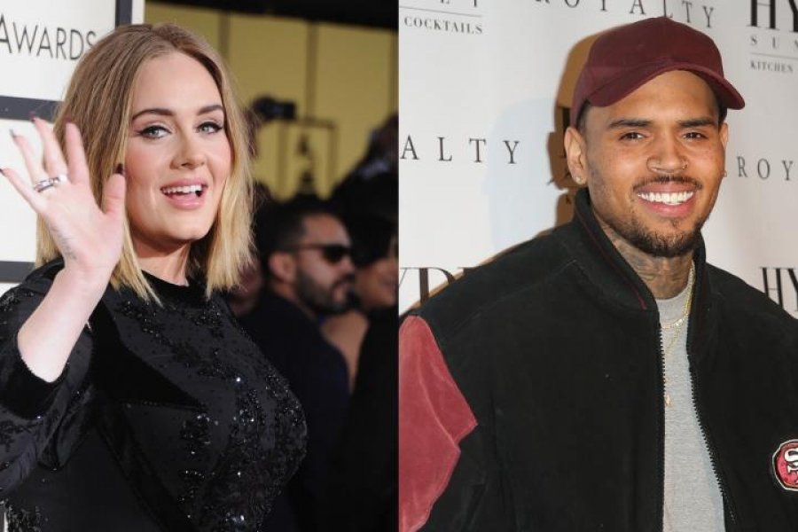 Chris Brown sfidon hapur ligjin, feston me Adele deri në mesnatë