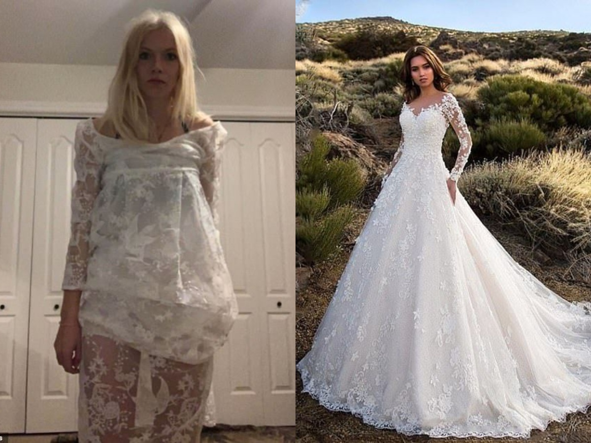 Porositi fustanin e nusërisë online, por 23-vjeçarja shokohet nga ajo që i erdhi në shtëpi (FOTO)