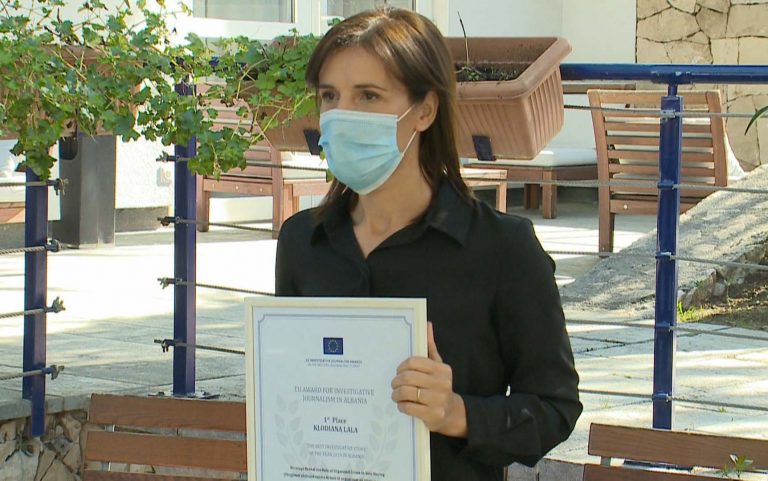 Klodiana Lala fiton çmimin si gazetarja më e mirë investigative nga Bashkimi Europian