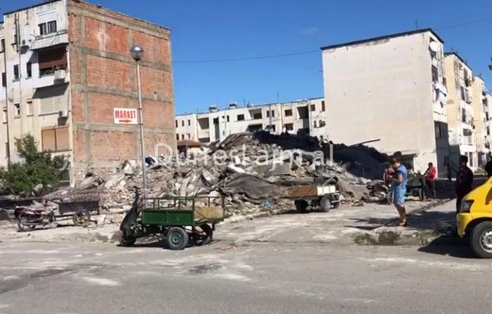 Shembet me fadromë një tjetër pallat 5-katësh në Durrës (VIDEO)