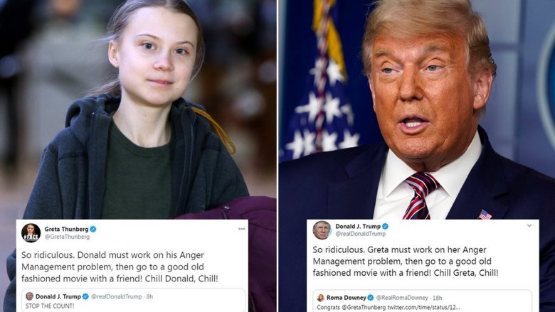 &#8220;Qetësohu, Donald, qetësohu!&#8221;  Greta Thunberg hakmerret ndaj Trump