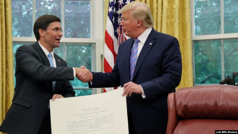 Trump shkarkon Sekretarin e Mbrojtjes