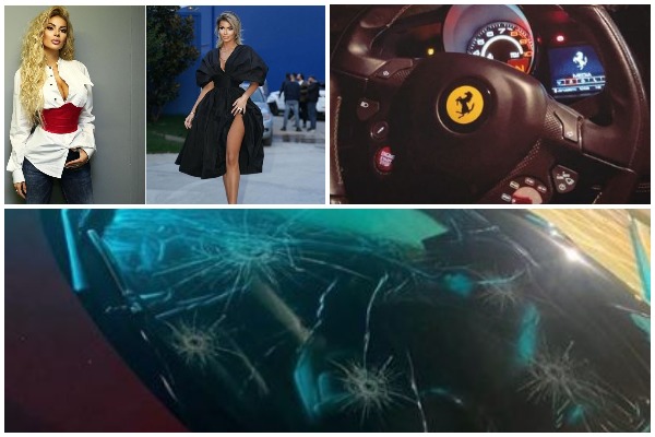 “Ferrari” i Luana Vjollcës sulmohet në mesnatë, ana e errët e jetës plot rreziqe të moderatores (FOTO)