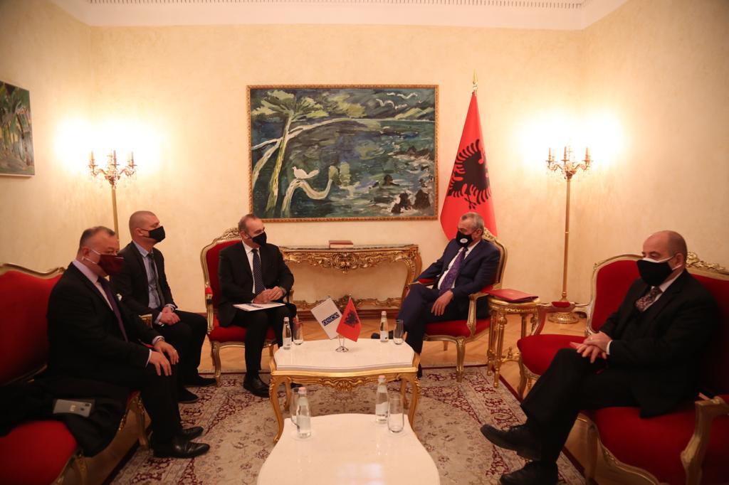 Ruçi takon kreun e ri të Prezencës së OSBE-së në Shqipëri: Partner i besueshëm për Shqipërinë