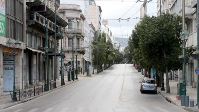 Greqi, shtetrrethim në fashën orare 21:00-05:00