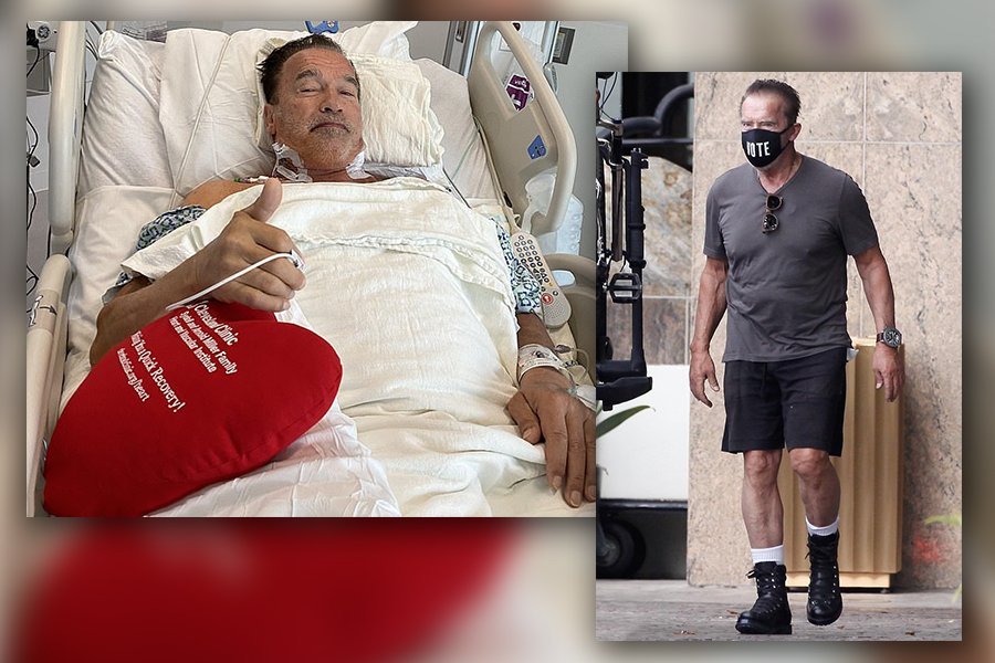 Pas operacionit, Arnold Schwarzenegger shfaqet në super formë fizike