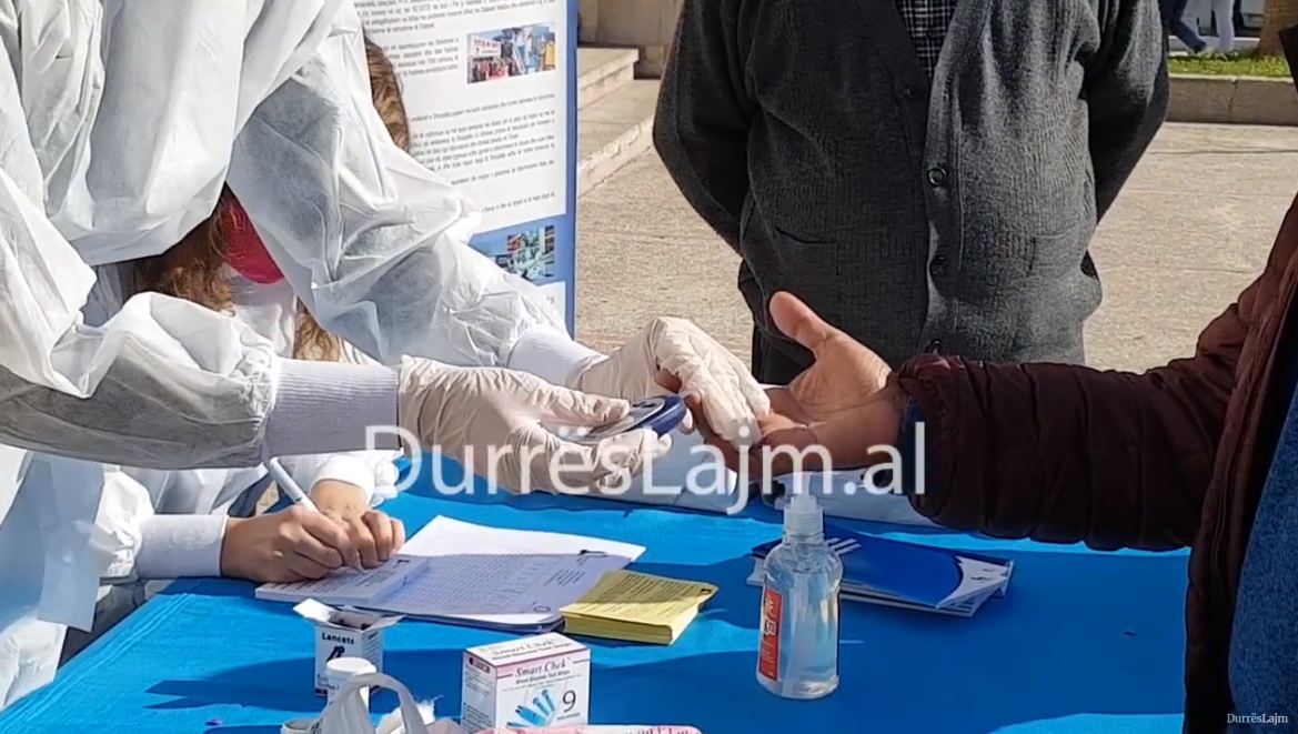 Dita Botërore e Diabetit, zhvillohet aktivitet sensibilizues në Durrës (VIDEO)
