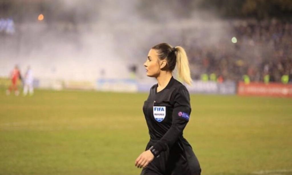 Do të arbitronte ndeshje në Ligën e Kampioneve, infektohet me Covid-19 gjyqtarja shqiptare