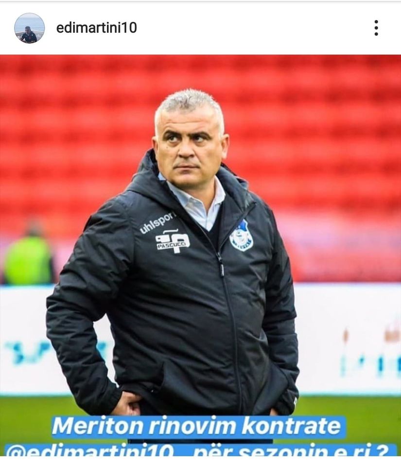 Edi Martini pyet në Instagram: Meritoj rinovim kontrate apo jo?
