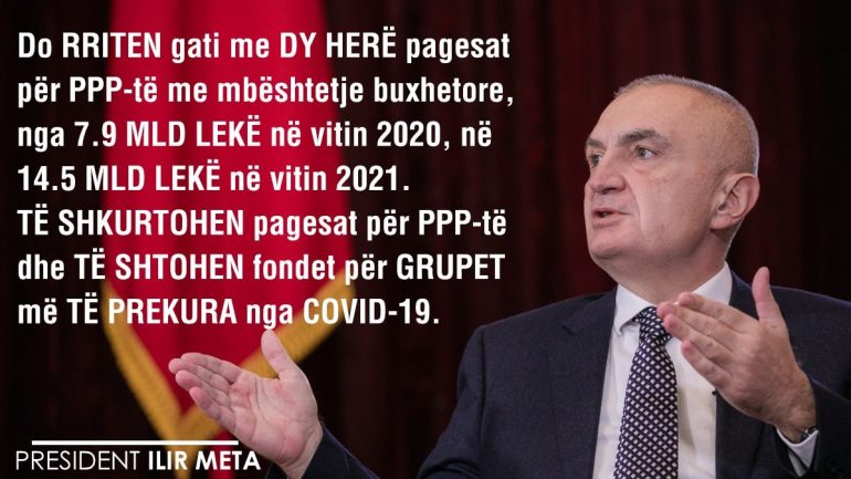 Meta: Buxheti po shkon për PPP-të, të shkurtohen pagesat për koncesionet e qeverisë