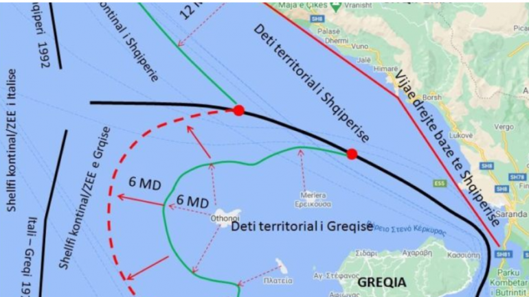 Shtrirja e Greqisë në detin Jon, Vetëvendosja: Qasja e Ramës antikombëtare