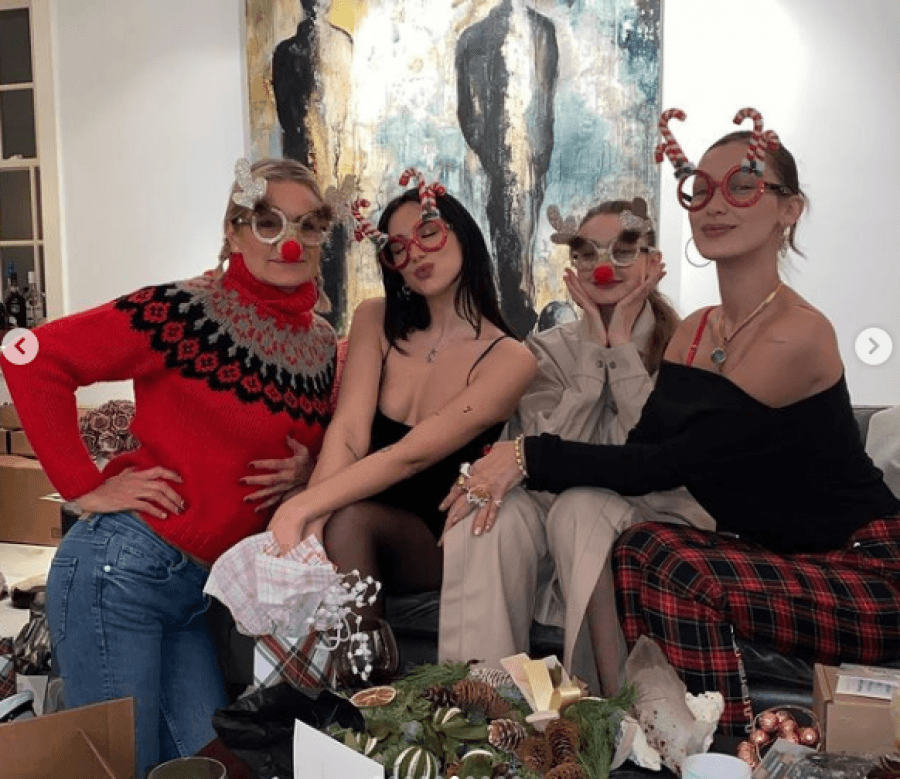 Dua Lipa publikon foton me të bukur me kunatat e vjehrrën