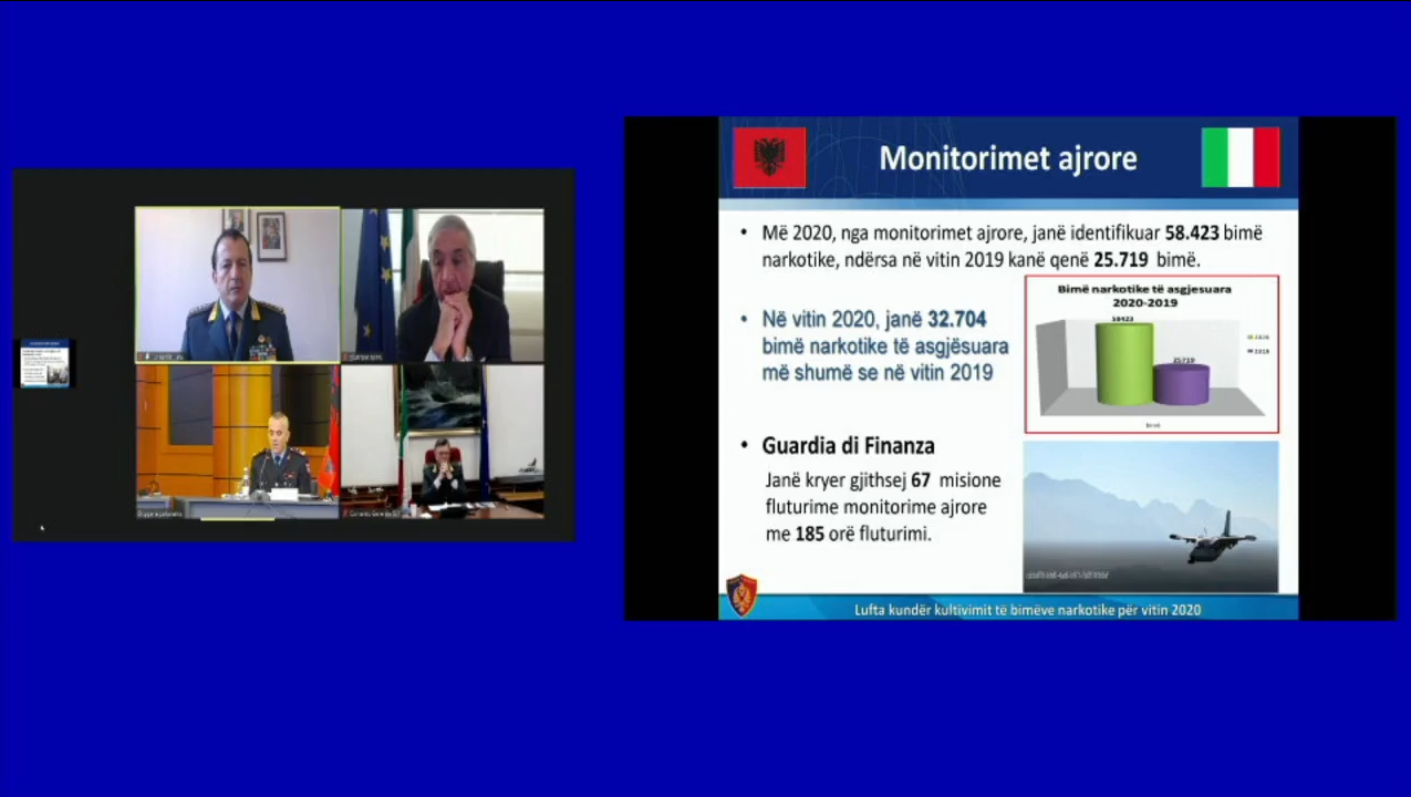 Konferencë e përbashkët Shqipëri-Itali për luftën ndaj kanabisit, Ardi Veliu prezanton rezultatet: U asgjësuan mbi 137 mijë bimë narkotike