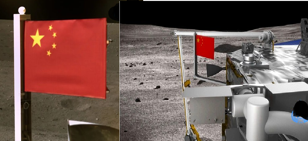 Kina vendos flamurin e saj në Hënë