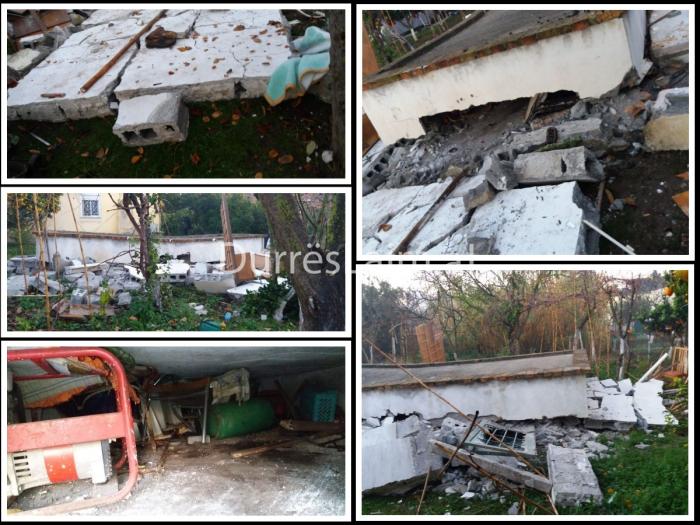 Shpërthim i fuqishëm në Durrës, bombola e gazit hedh në erë shtëpinë. Kryefamiljari bllokohet nën inerte (VIDEO+FOTO)